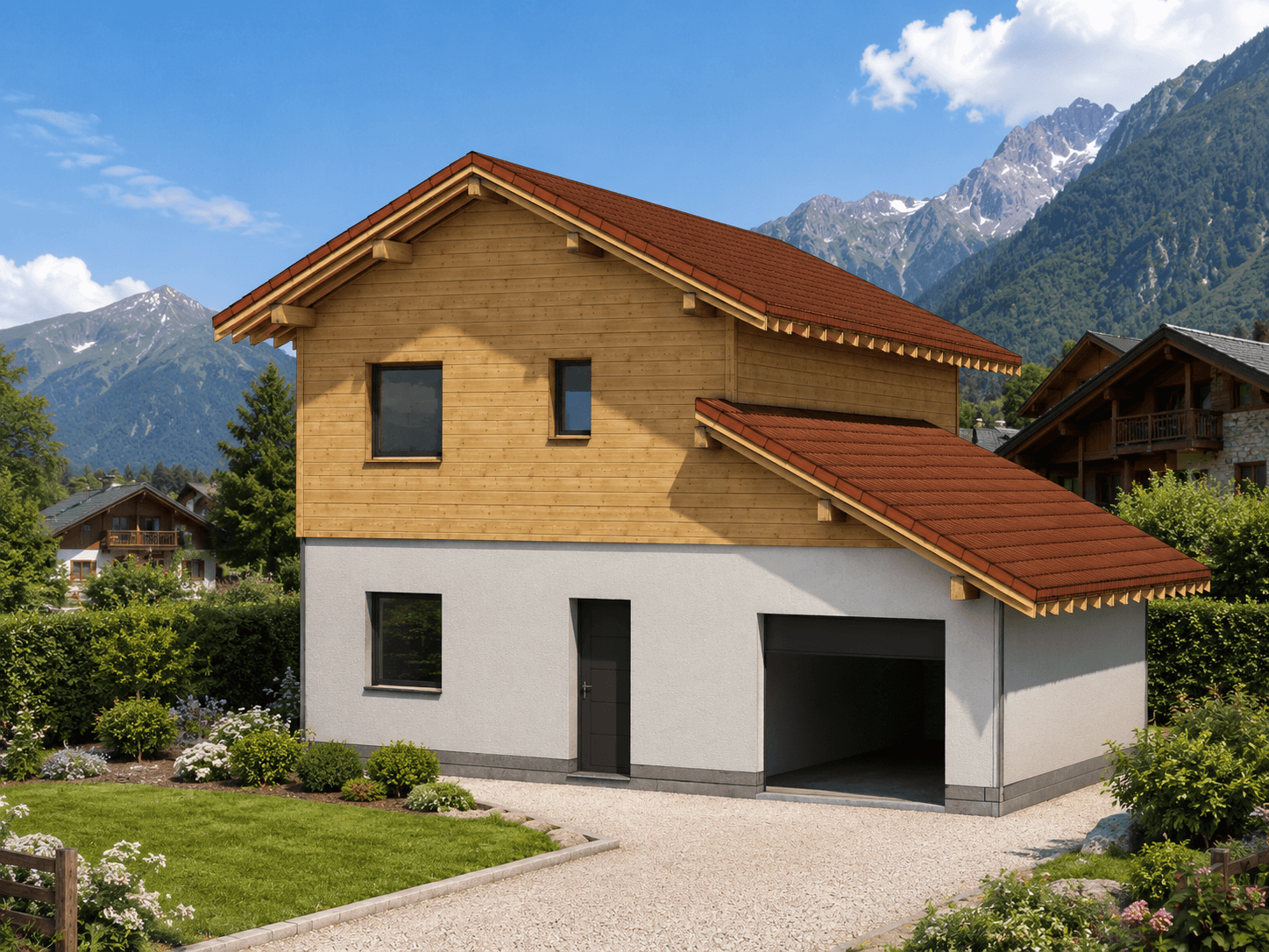 Maison ossature bois gamme Aravis
